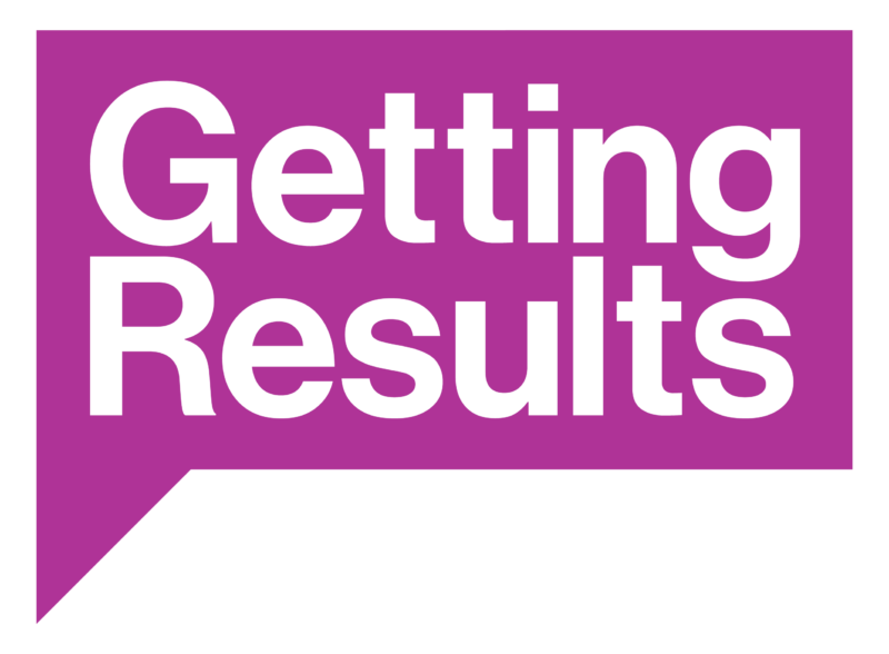 Getting Results, NCEE logo